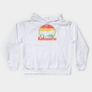 Mamasaurus, mom, mother, mothers day Kids Hoodie